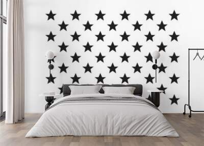 United States of America flag stars, 50 Stars American Flag. Vector patriotic illustration 50 USA stars Wall mural