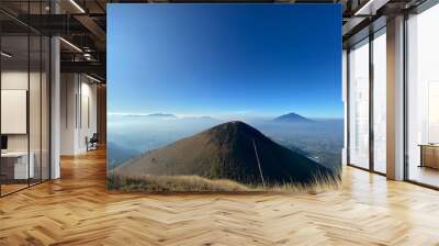 beautiful mountain view in the morning Wall mural