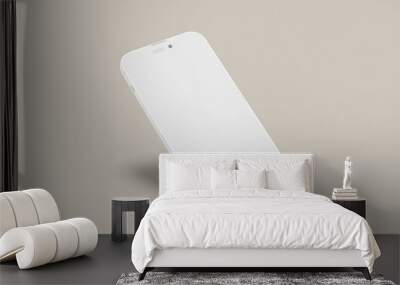 Phone Pro Clay Blank Mockup Wall mural