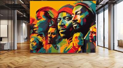 Black History Month, Generative ai Wall mural