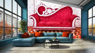 Decorative Stage in Indian Wedding Wall mural