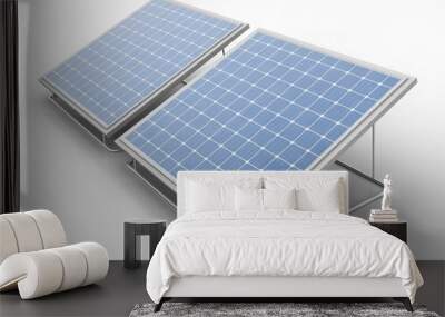 3d rendering solar panels concept
 Wall mural