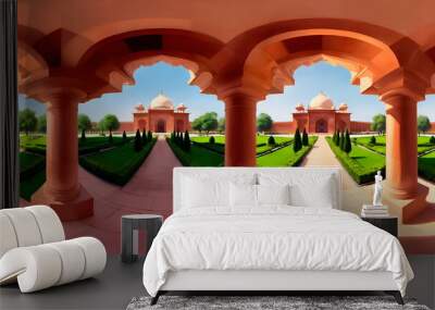 Red Fort 360 panorama view  Wall mural