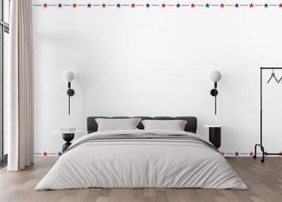 USA patriotic design with star  Wall mural