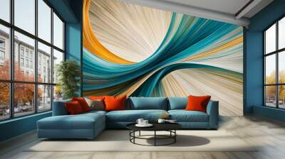 abstract fractal background Wall mural