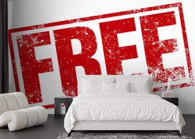 free stamp Wall mural