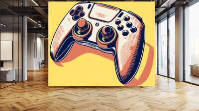 video game controller icon vector Wall mural