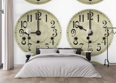 clock face Wall mural