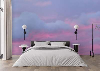 colorful clouds in the sky Wall mural