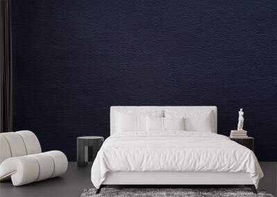 Dark blue faux leather with fine texture. Wall mural