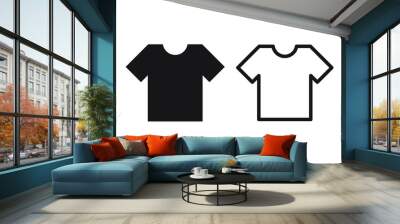 tshirt icon in trendy flat style Wall mural