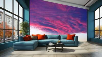 Colorful Clouds Wall mural