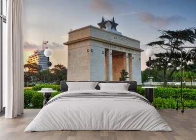 Independence Arch, Accra, Ghana Wall mural