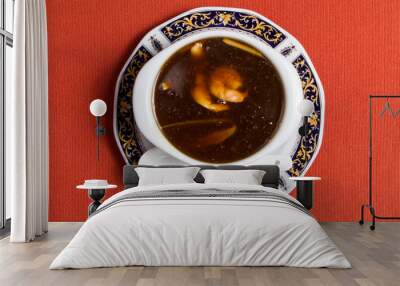 Shark fin soup, Chinese food. Wall mural