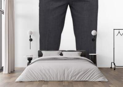 trousers for men isolated on a white background Wall mural