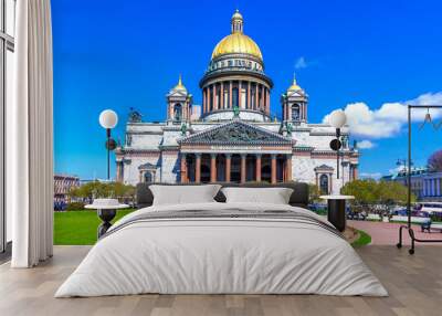 St. Isaac's Cathedral in St. Petersburg, Russia Wall mural