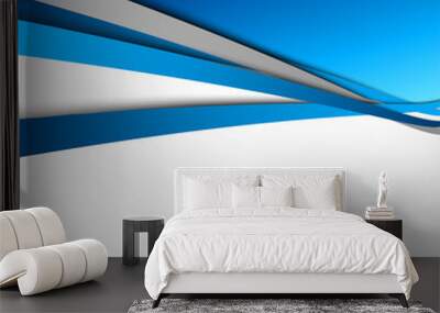 abstract background in blue color Wall mural