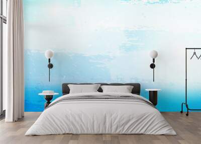 Abstract grunge blue background Wall mural