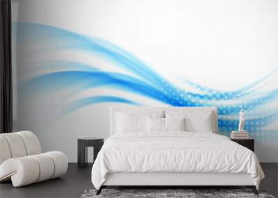 Abstract wavy background Wall mural