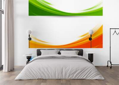 Set of banners Wall mural