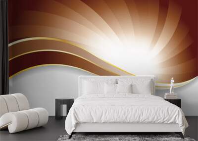 Vector chocolate background Wall mural