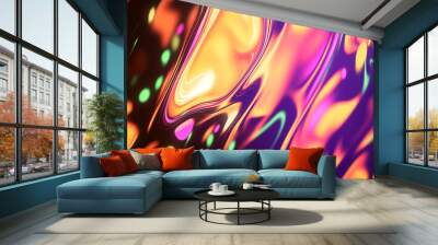 background bright abstract texture blank pattern colorful gradient light wallpaper graphic color blue design multicolor vivid art blur shape smooth purple illustration futuristic glow modern banner Wall mural