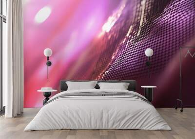 Flash and lines, light effects and lights. Dynamic abstract background. Wall mural