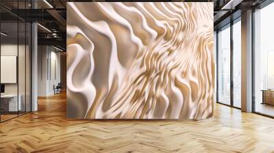 Illustration of mystical fluid energy. Fantastic dynamic background, convex texture. Wall mural