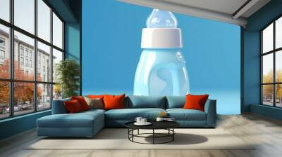 3d baby bottle for newborn baby kid, child Wall mural