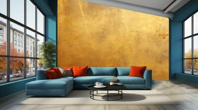 Abstract gold texture background, banner Wall mural