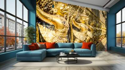 golden statues Wall mural