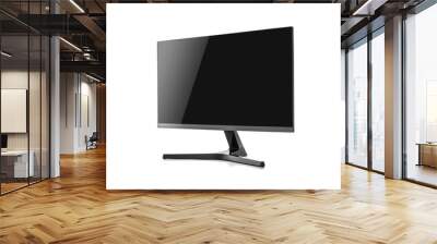 Computer monitor or LCD TV isolated on a white background. Wall mural