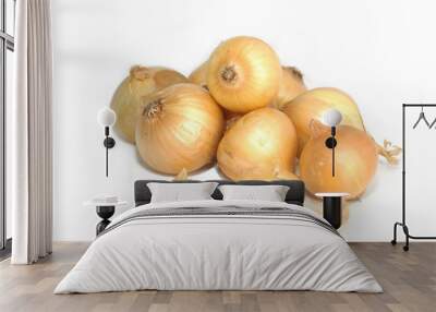 onions on white Wall mural