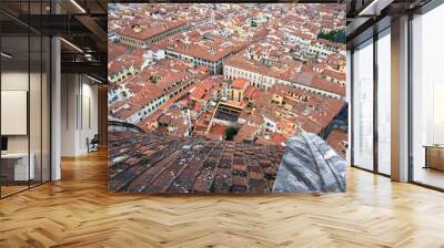 View from the height of the city of Florence Wall mural