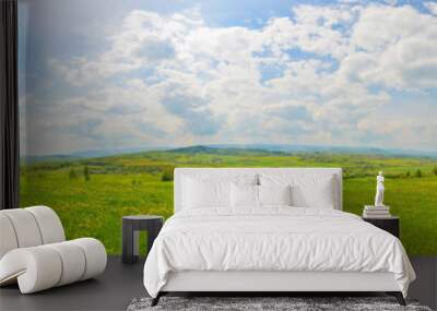 Spring countryside Wall mural