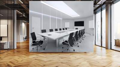 Modern Meeting Room Interior. Wall mural