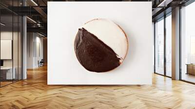 black and white cookie Wall mural