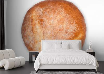 Freshly baked gluten free organic bread on white Wall mural