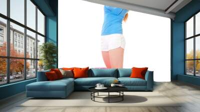 Fitness woman Wall mural