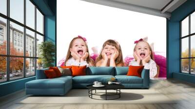 Little girls Wall mural