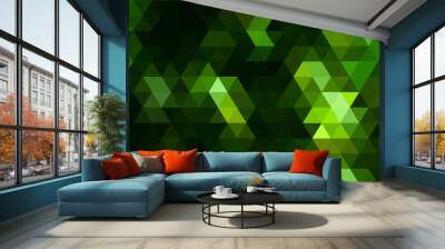 abstract background with triangles Wall mural