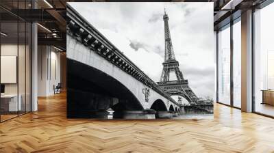 Eiffel tower in Paris, France Wall mural