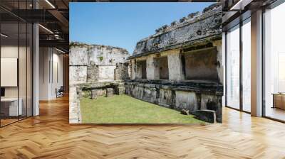 Mayan archeological site in Palenque Mexico Wall mural