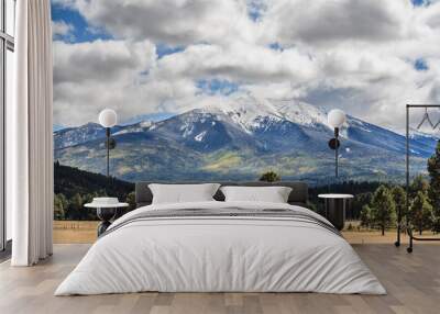 San Francisco Peaks with Snow, Flagstaff, Arizona Wall mural