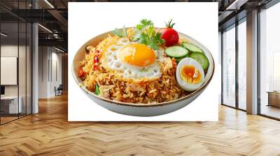 Fried rice, for restaurant menus or Asian food Wall mural