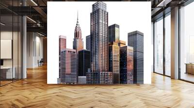 Skyscrapers, for an urban theme Wall mural