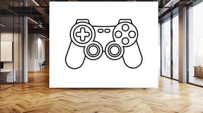 Video Game Controller icon vector. joystick illustration sign. manual control symbol or logo. Wall mural