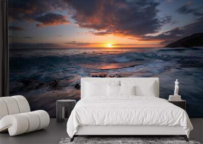 sunset flow Wall mural