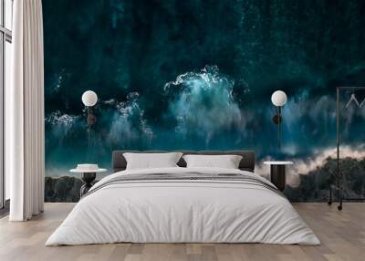 water and waves Wall mural