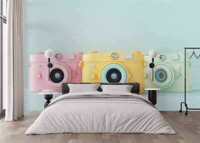 Modern digital camera Wall mural